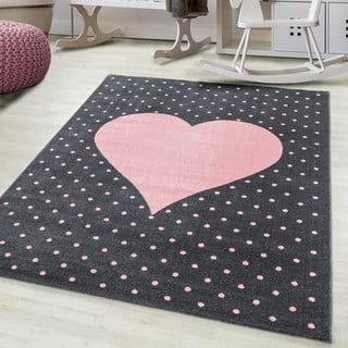 Vaikiškas kilimas rožinės spalvos/pilkos spalvos 160x230 cm Bambi – Ayyildiz Carpets
