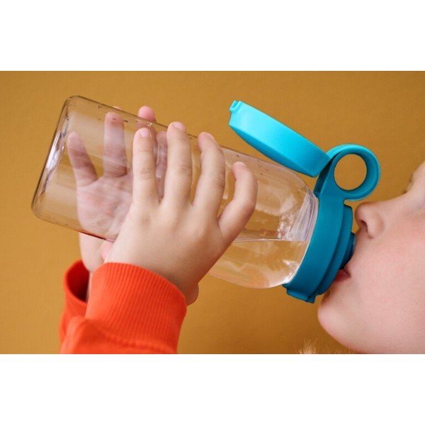 Mėtų spalvos iš plastiko vaikiškas buteliukas 600 ml Campus – Mepal-image-1
