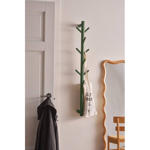 Žalios spalvos iš pušies masyvo sieninė lentyna 21 cm Eddison – Jotex-image-1
