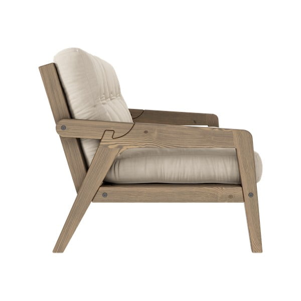 Smėlio spalvos sofa lova 204 cm Grab - Karup Design-image-4
