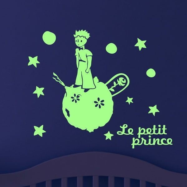 Tamsoje šviečiantis lipdukas Ambiance Le Petit Prince