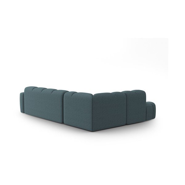 Kampinė sofa mėlynos spalvos Lisa – Micadoni Home-image-4