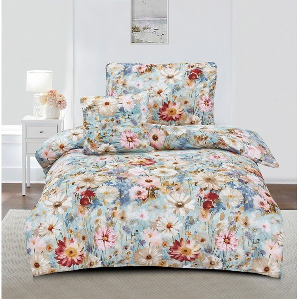 Iš mikrosatino viengulė patalynė 3 dalių 140x200 cm Rachel – My House-image-1