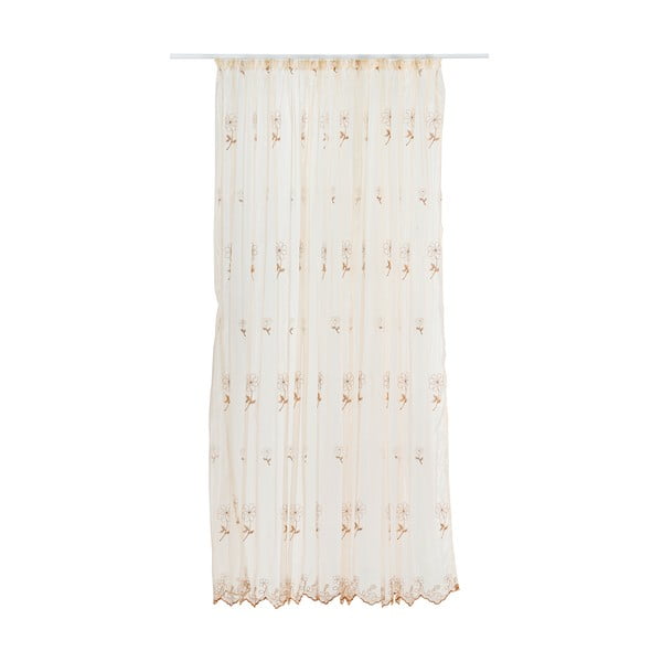 Permatoma užuolaida smėlio spalvos 140x245 cm Edith – Mendola Fabrics