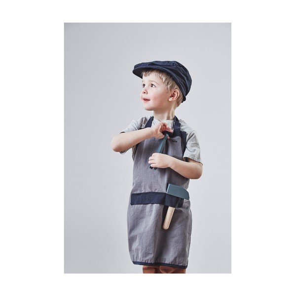 Flexa Play Builder´s Costume pilka vaikiška darbo prijuostė su kepuraite-image-3