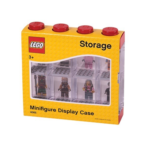 Raudona kolekcinė dėžutė 8 minifigūrėlėms LEGO®-image-3
