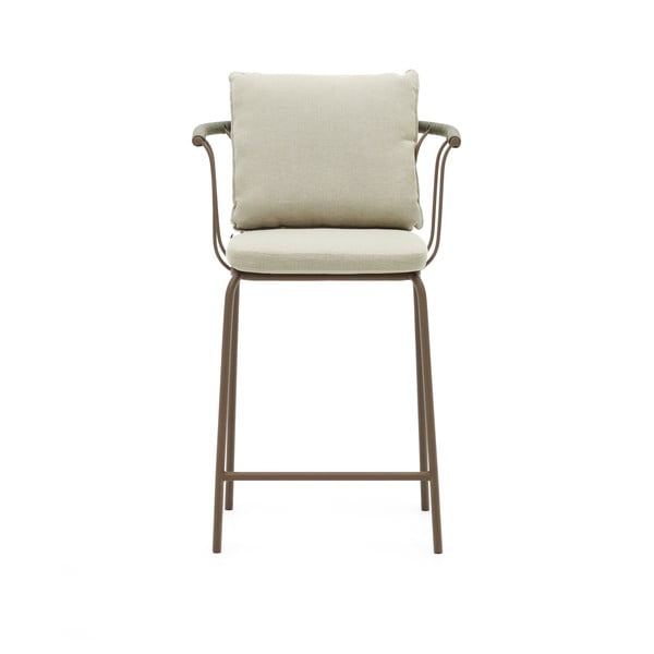 Šviesiai žalia sodo baro kėdė Salguer - Kave Home-image-2