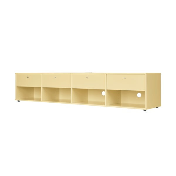 TV spintelė šviesiai geltonos spalvos 214x45 cm Mistral – Hammel Furniture-image-1