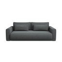 Tamsiai pilkos spalvos sulankstoma/su sandėliavimo vieta sofa 238 cm Kapua – Makamii