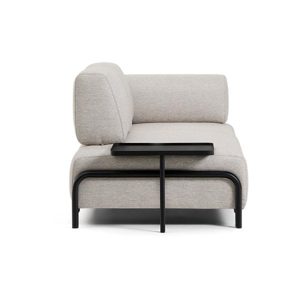 Pilkai smėlinės spalvos sofa 220 cm Compo – Kave Home-image-3