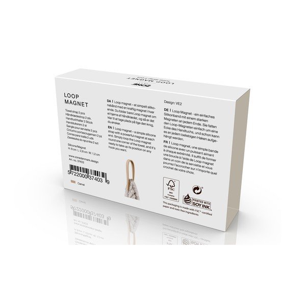 Su montavimu be gręžimo smėlio spalvos kilpų rankšluosčiui komplektas 2 vnt. Loop – Zone-image-4