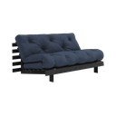 Sulankstoma sofa tamsiai mėlynos spalvos 160 cm Roots Black Night – Karup Design