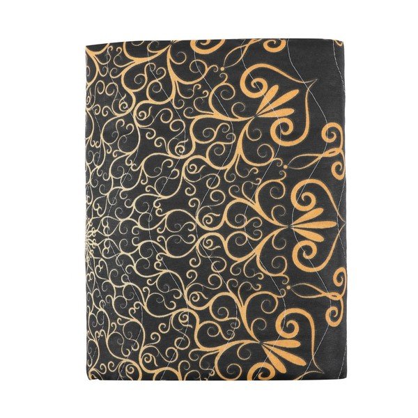 Dygsniuota lovatiesė su 2 pagalvių užvalkalais Eponj Home Şehri-Ala Gold, 200 x 220 cm-image-4