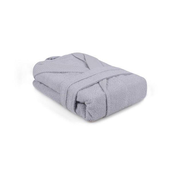 Chalatas pilkos spalvos iš medvilnės L Cappa – Foutastic-image-2