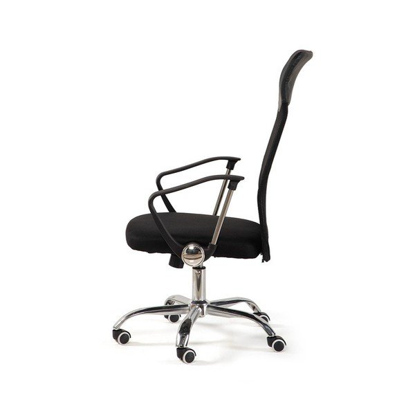 Juodos spalvos iš audinio biuro kėdė Arco – Bonami Essentials-image-3