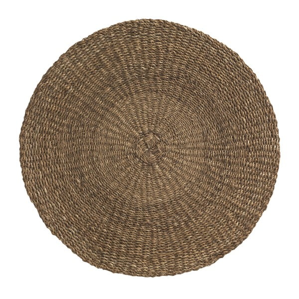 Rudas jūros dumblių kilimas Geese Rustico Natural, ⌀ 100 cm