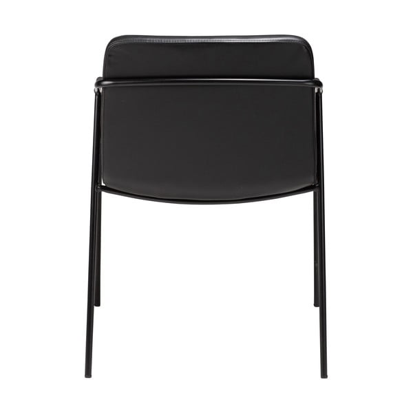 Juoda valgomojo kėdė iš dirbtinės odos DAN-FORM Denmark Boto-image-4