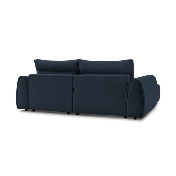 Kampinė sofa tamsiai mėlynos spalvos Aden – Bobochic Paris-image-4