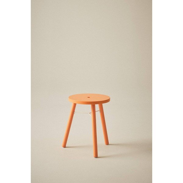 Oranžinės spalvos taburetė Kinna – Jotex-image-1
