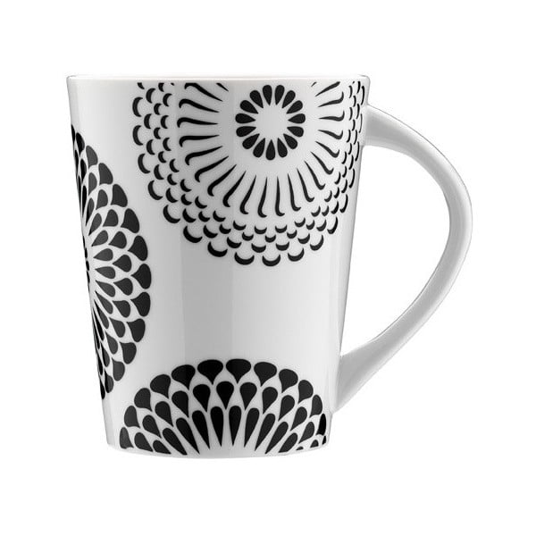 Porcelianinis puodelis Gėlių ornamentas, 275 ml