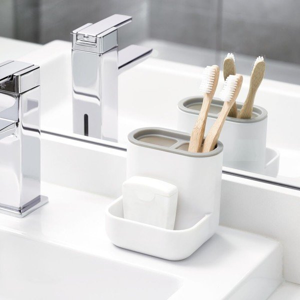 Baltas kosmetikos dėklas iDesign Cade-image-1