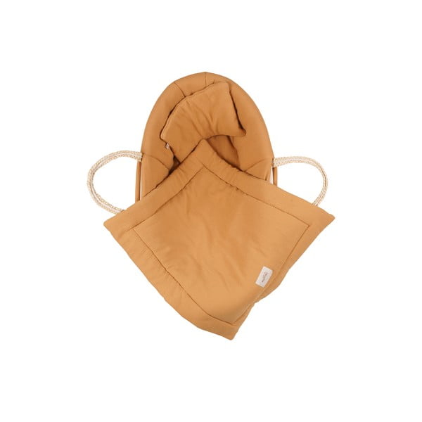 Vaikiškos lovelės rinkinys konjako rudos spalvos – Malomi Kids-image-3