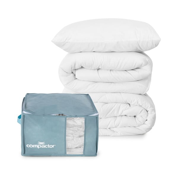 Vakuuminė iš plastiko spintos daiktadėžė 42x40x25 cm Blue Edition – Compactor-image-1