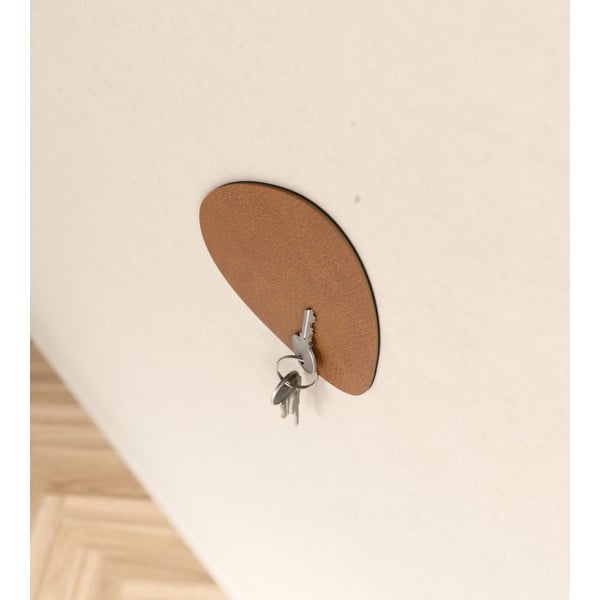 Iš eko odos kabliukas raktams Board Bull – LIND DNA-image-1