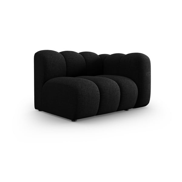 Modulinė sofa juodos spalvos/antracito spalvos (su dešiniuoju kampu) Lupine – Micadoni Home-image-1