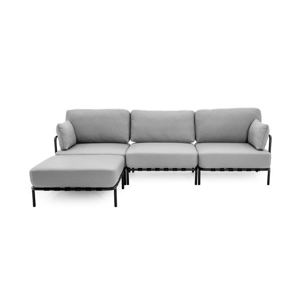 Sodo modulinė sofa šviesiai pilkos spalvos 234 cm Salve – Sit Sit-image-2