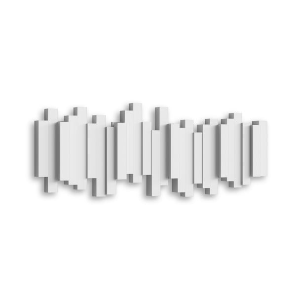 Balta plastikinė sieninė pakaba Sticks - Umbra-image-3