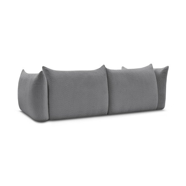 Pilkos spalvos sofa iš boucle 286 cm Azra – Bobochic Paris-image-4