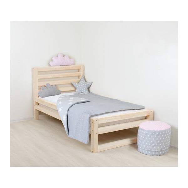 "Benlemi DeLuxe Naturalisimo" medinė viengulė lova vaikams, 160 x 70 cm
