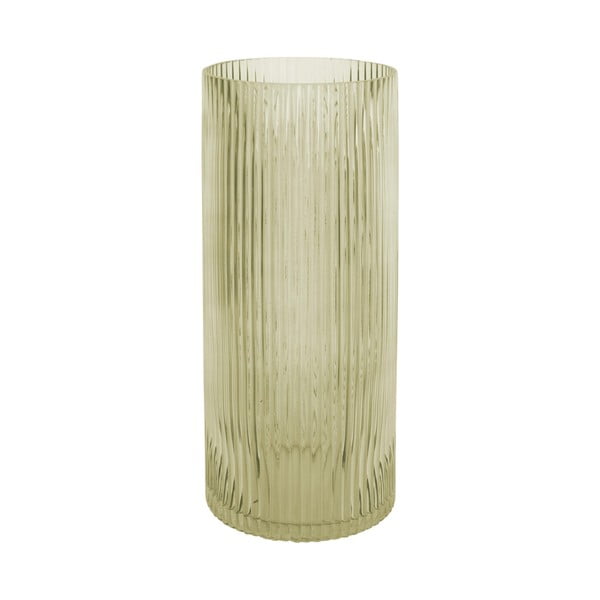 Žalios spalvos stiklo vaza PT LIVING Allure, aukštis 30 cm