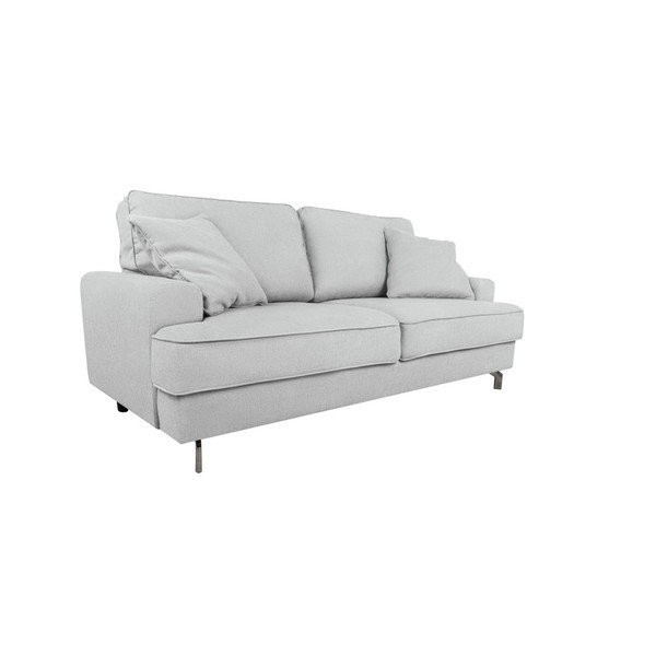 Pilkos ir baltos spalvos trijų vietų sofa "Kooko Home Rumba-image-2