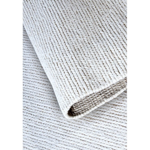 Rankų darbo baltos spalvos iš vilnos kilimas 80x200 cm Francois – Villeroy&Boch-image-3