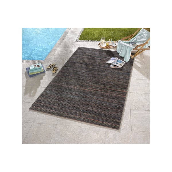 Tamsiai rudas lauko kilimas "Lotus", 160 x 230 cm-image-3