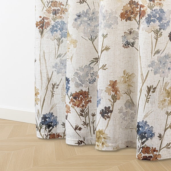 Kreminės spalvos užuolaida 135x250 cm Flosi – Restilo-image-2