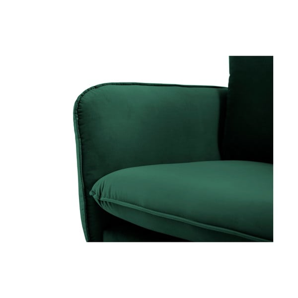 Žalios spalvos aksominė sofa Cosmopolitan Design Florence, 160 cm-image-4