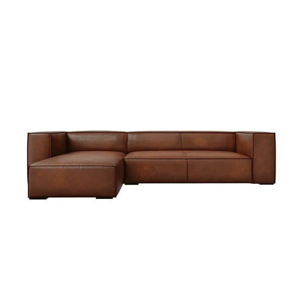 Konjako rudos odos kampinė sofa (kairysis kampas) Madame - Windsor & Co Sofas