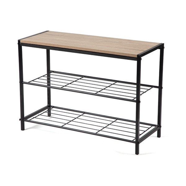 Juodos spalvos iš plieno spintelė batams 63x44x30 cm Asten – Bonami Essentials