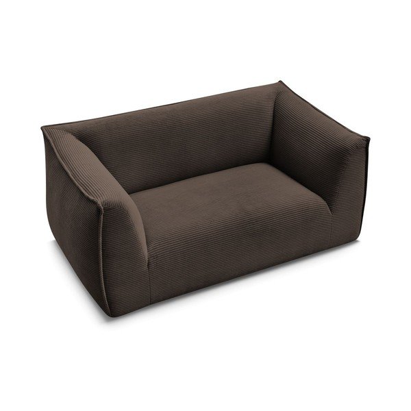 Rudos spalvos sofa iš kordinio velveto 170 cm Giorgia – Bobochic Paris-image-3