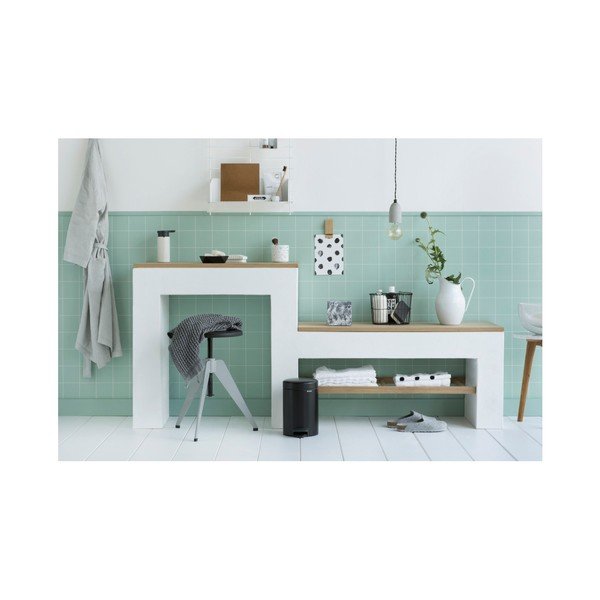 "Brabantia Newicon" juoda pedalinė šiukšliadėžė, 3 l-image-4