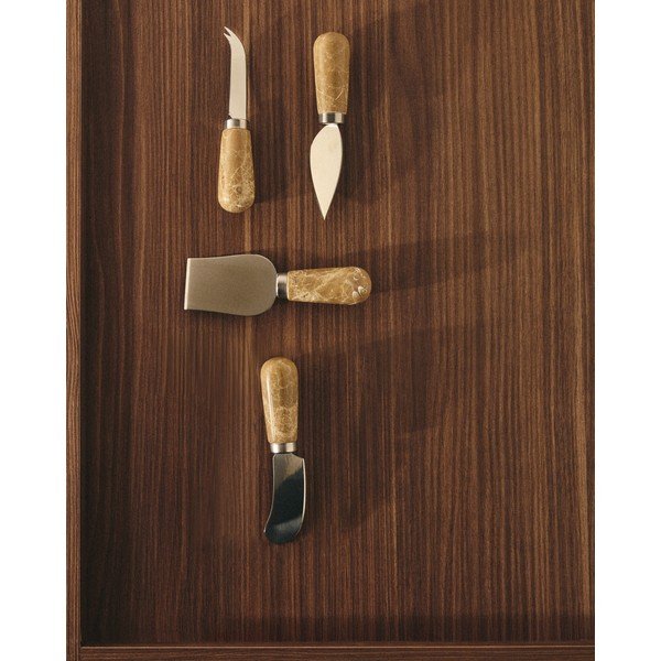 Sūrio  peiliai 4 vnt. su nerūdijančio plieno ašmenimis Adoma – Kave Home-image-4