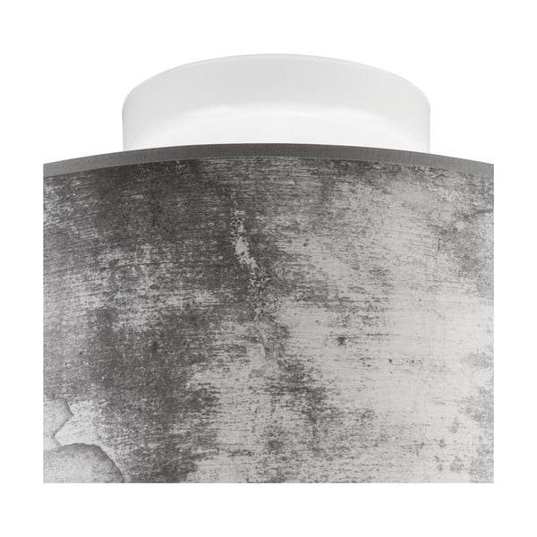 Lubinis šviestuvas pilkos spalvos ø 35 cm su tekstiliniu gaubtu Print – LAMKUR-image-3