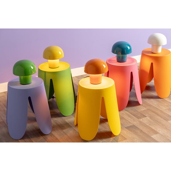 Stalinis šviestuvas baltos spalvos (aukštis 20 cm) su metaliniu gaubtu Fat Mushroom – Leitmotiv-image-2