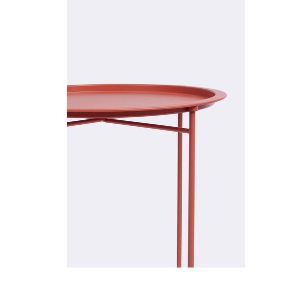 Iš plieno apvalios formos sodo šoninis staliukas ø 46 cm Austin – Bizzotto-image-1