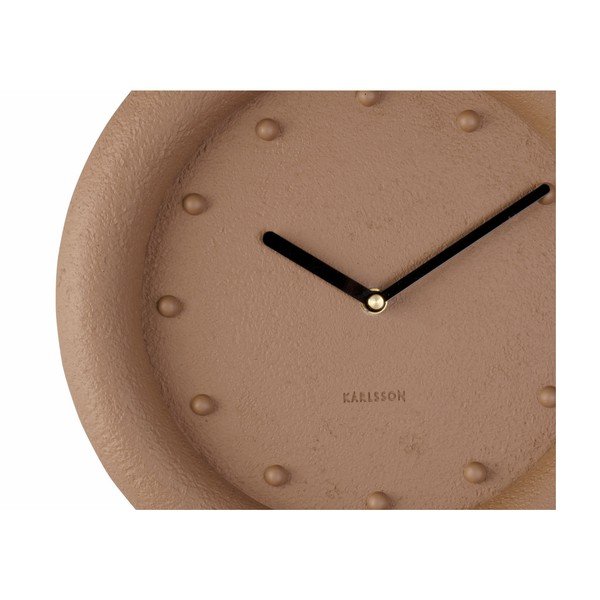 Rudas sieninis laikrodis Karlsson Petra, ø 30 cm-image-2