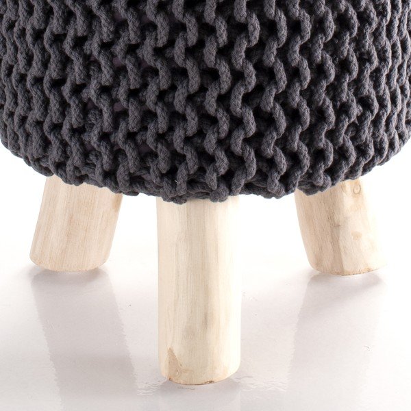 Pilkas megztas pufas Tomasucci Knit-image-4