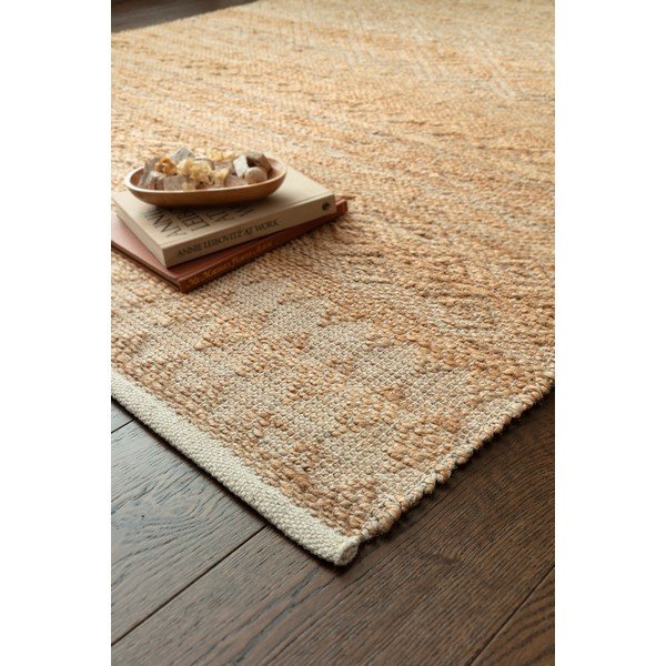 Rankų darbo natūralios spalvos iš džiuto mišinio kilimas 160x230 cm Asher Natural – Asiatic Carpets-image-2
